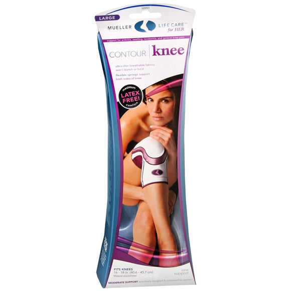 Mueller Life Care For Her Contour Knee Support Large 50993 - 1 EA