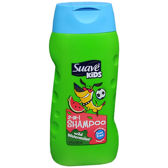 Suave Kids 2 in 1 Shampoo Wild Watermelon - 12 OZ