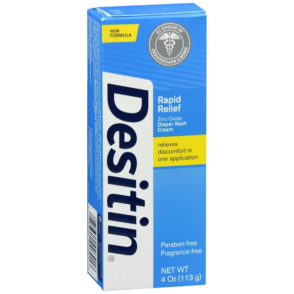 DESITIN Rapid Relief Diaper Rash Cream - 4 OZ