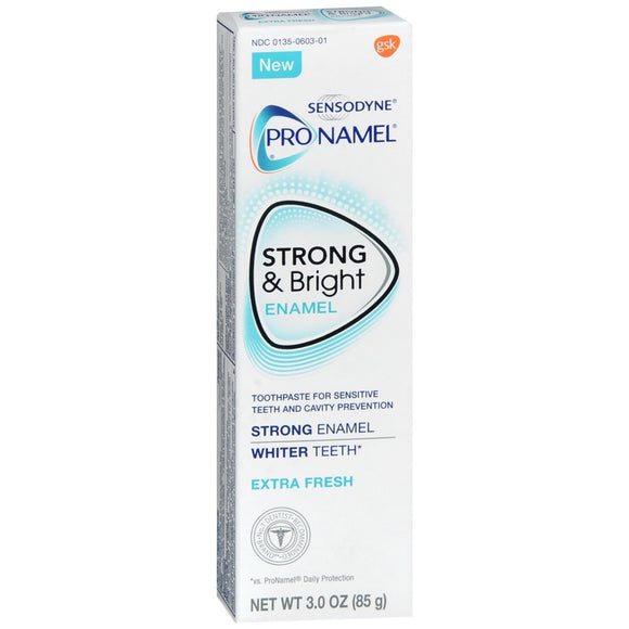 Sensodyne ProNamel Strong & Bright Enamel Toothpaste Extra Fresh - 3 OZ