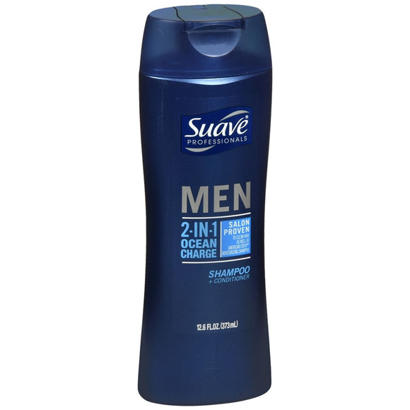 Suave Professionals Men 2-in-1 Shampoo + Conditioner Ocean Charge - 12.6 OZ