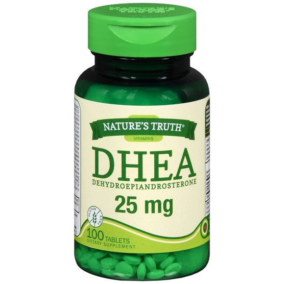 Nature's Truth DHEA Dehydroepiandrosterone 25 mg Tablets - 100 TB