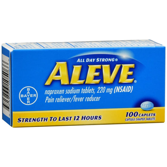 Aleve Pain Reliever/Fever Reducer Caplets - 100 CP