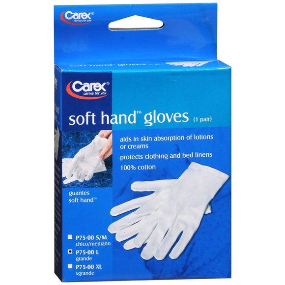 Carex Soft Hand Gloves Large P75-00 - 1 PR