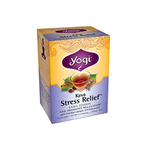 Yogi Kava Stress Relief Herbal Tea Caffeine Free - 16 Bag