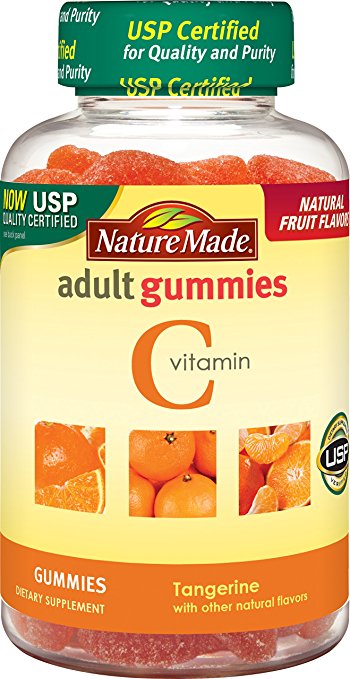 Nature Made Vitamin C 250mg per serving  Adult Gummies 80 Count