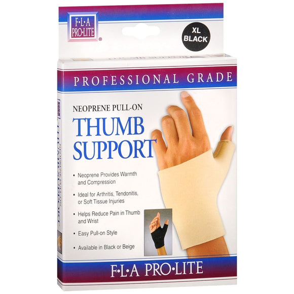 FLA Orthopedics Pro-Lite Thumb Support 25-1301LBLK - 1 EA
