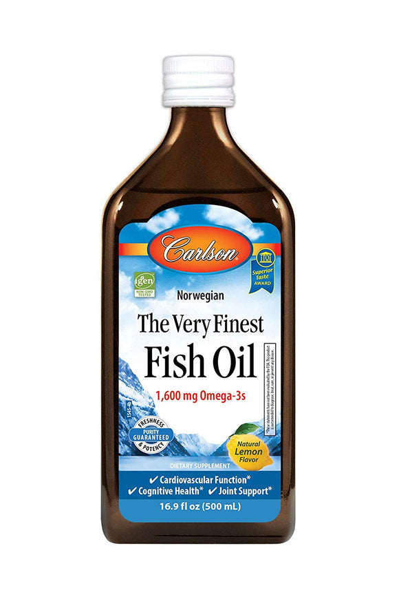 The Very Finest Fish Oil Lemon 500 mL