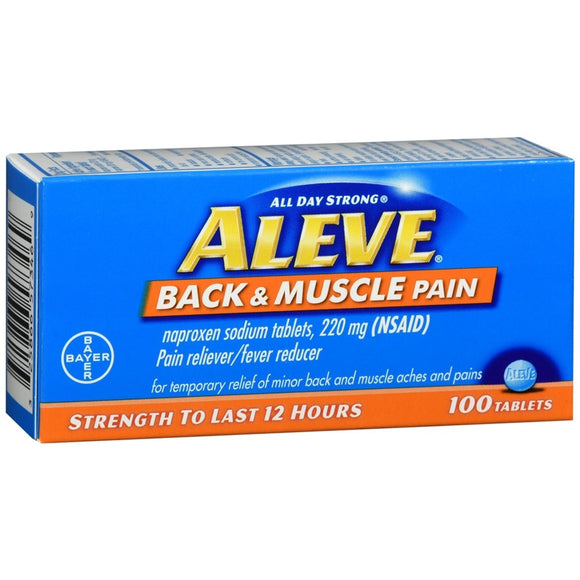 Aleve Back & Muscle Pain Tablets 100 TB