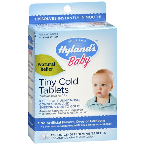 Hyland's Baby Tiny Cold Tablets - 125 TB