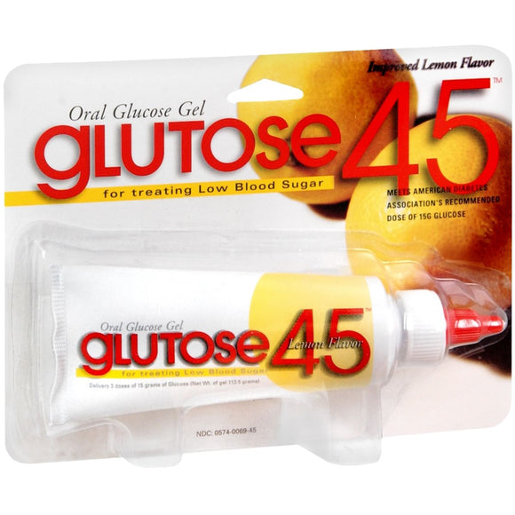 Glutose45 Oral Glucose Gel - 45 GM