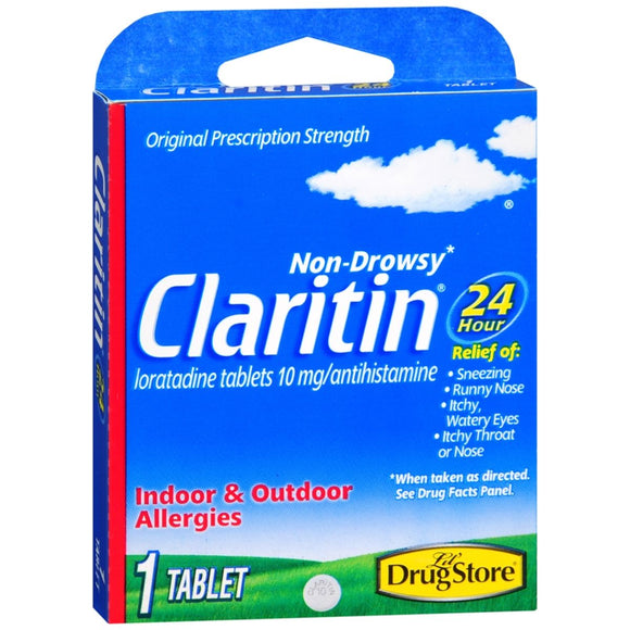 Lil' Drug Store CLARITIN Tablets 24 Hour Allergy - 1 TB