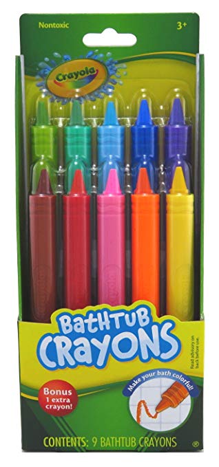 CRAYOLA BATH TUB CRAYON 9+1 CT