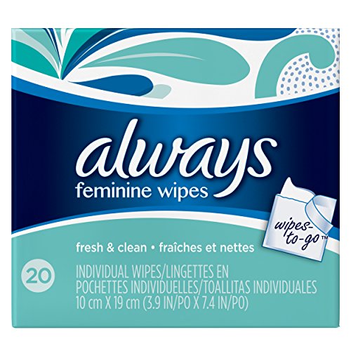 ALWAYS WIPES CLEAN TO GO 12-20 COUNT