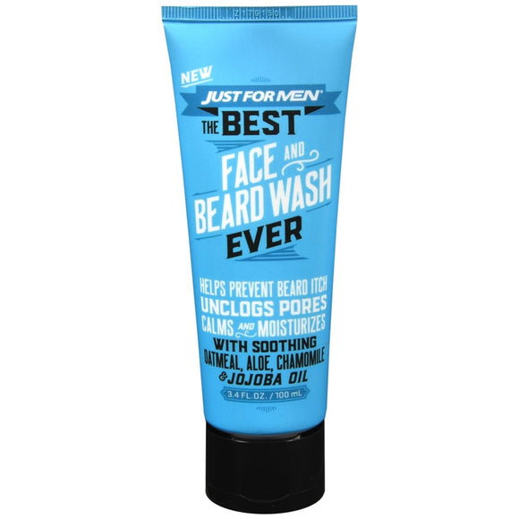 Just for Men The Best Face and Beard Wash Ever - 3.4 OZ