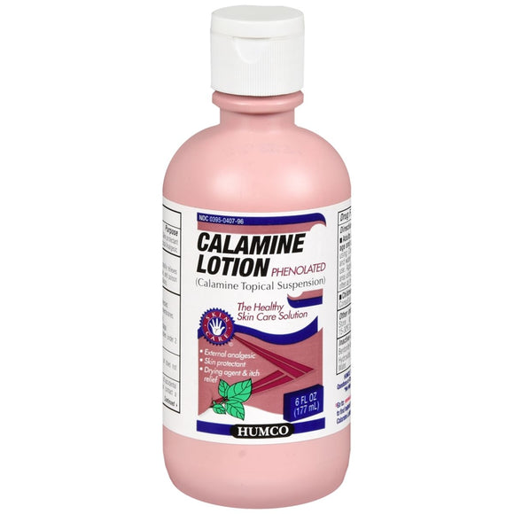 Humco Calamine Lotion Phenolated - 6 OZ