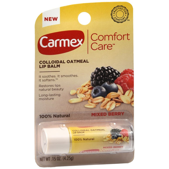 Carmex Lip Balm Stick Comfort Care Mixed Berry 0.15 oz