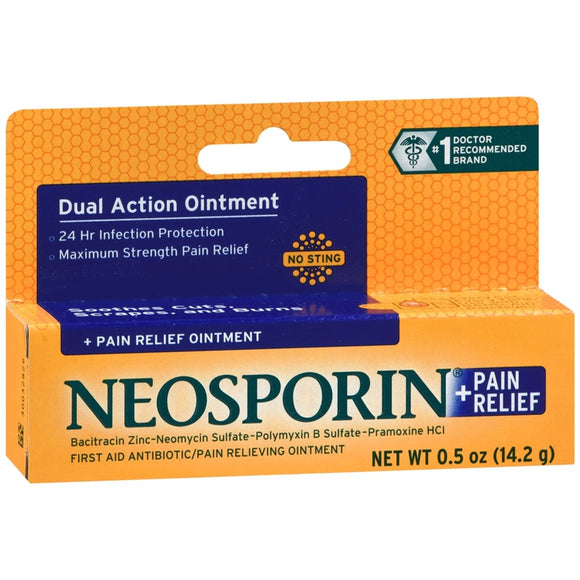 Neosporin + Pain Relief Ointment - 0.5 OZ