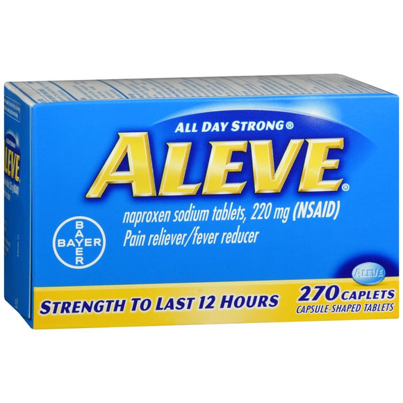 Aleve Pain Reliever/Fever Reducer Caplets - 270 CP