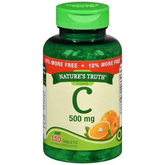 Nature's Truth C 500 mg Tablets - 110 TB