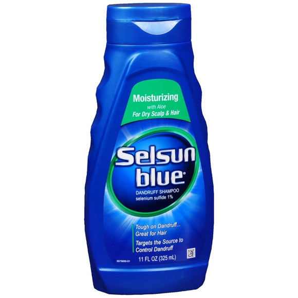 Selsun Blue Dandruff Shampoo Moisturizing - 11 OZ