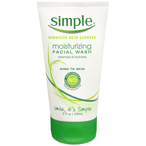 Simple Moisturizing Facial Wash - 5 OZ