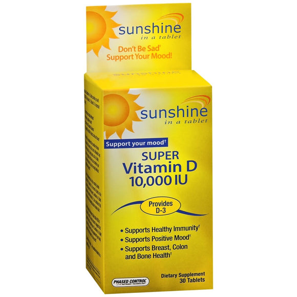 Windmill Sunshine in a Tablet Super Vitamin D 10,000 IU Tablets - 30 TB