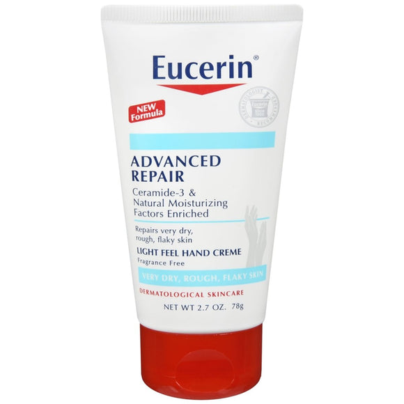 Eucerin Advanced Repair Light Feel Hand Creme - 2.7 OZ