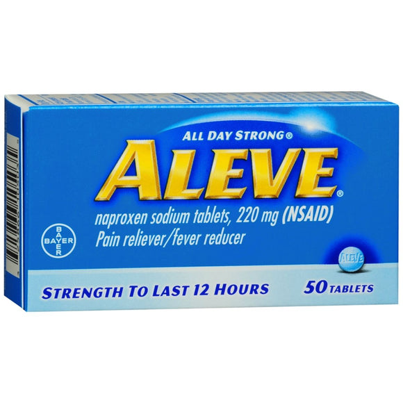 Aleve Pain Reliever/Fever Reducer Tablets 50 TB