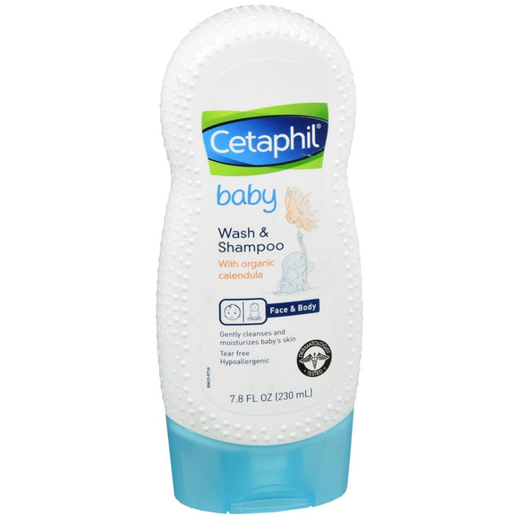 Cetaphil Baby Wash & Shampoo With Organic Calendula - 7.8 OZ