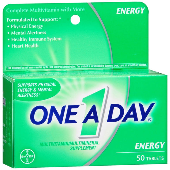 One A Day Energy Tablets - 50 TB