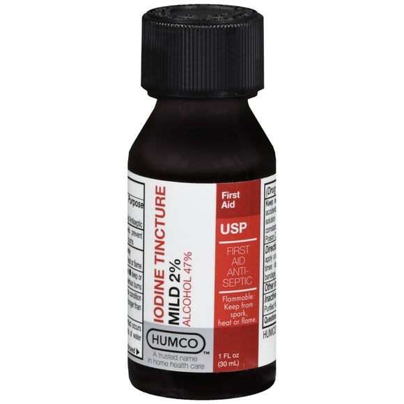 Humco Iodine Tincture Mild 2% Mild USP - 1 OZ