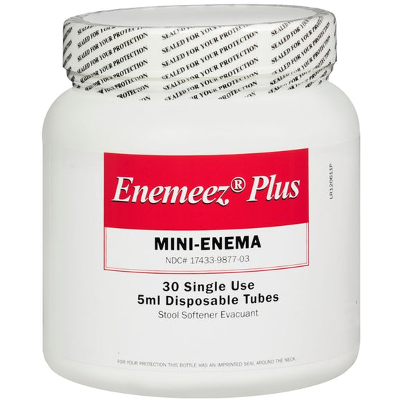 Enemeez Plus Mini-Enema Disposable Tubes - 30 EA