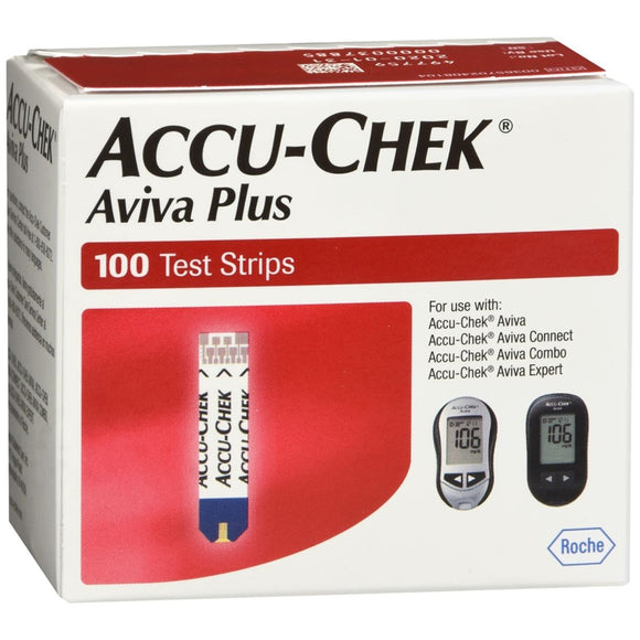 ACCU-CHEK Aviva Plus Test Strips - 100 EA