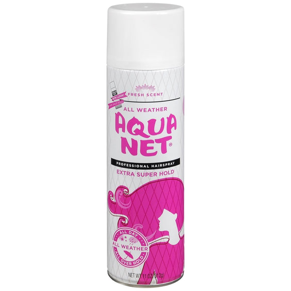 Aqua Net Professional Hair Spray Extra Super Hold Fresh Scent - 11 OZ