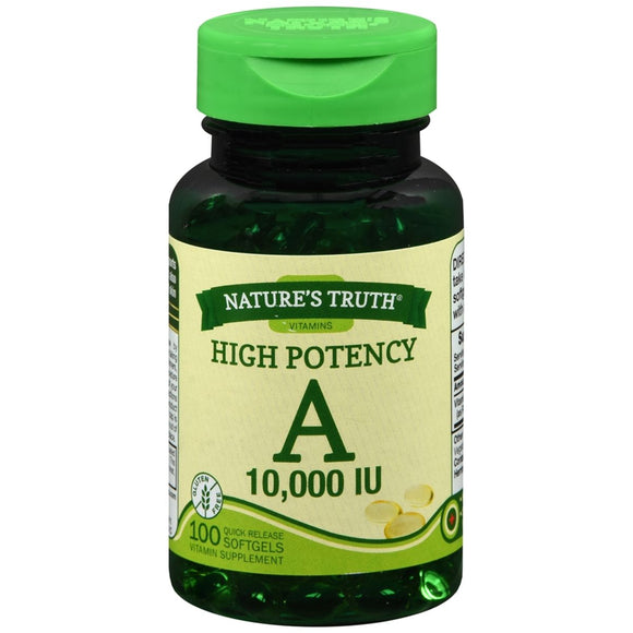 Nature's Truth High Potency A 10,000 IU Quick Release Softgels 90 CP