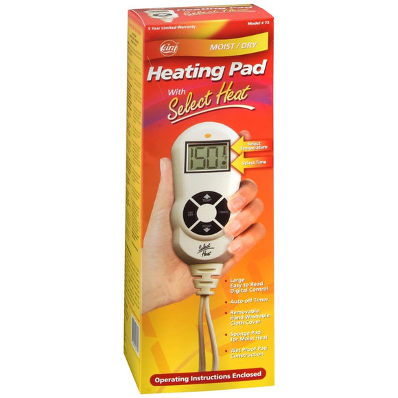 Cara Moist/Dry Heating Pad with Select Heat - 1 EA
