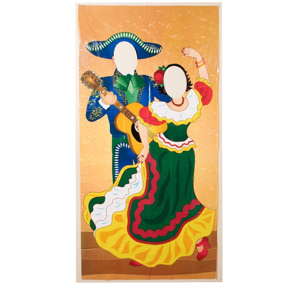 FIESTA COUPLE PHOTO DOOR BANNER