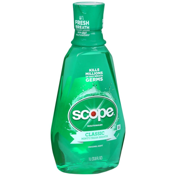 SCOPE Classic Mouthwash Original Mint - 1000 ML