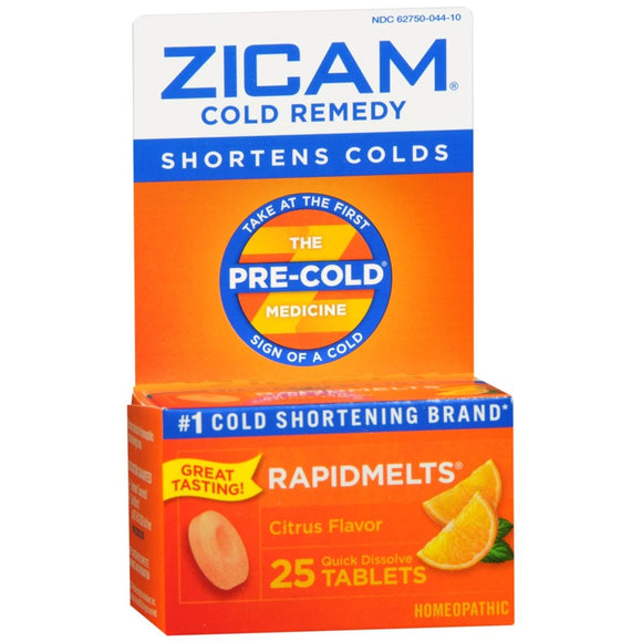 Zicam Cold Remedy RapidMelts Citrus Flavor - 25 EA