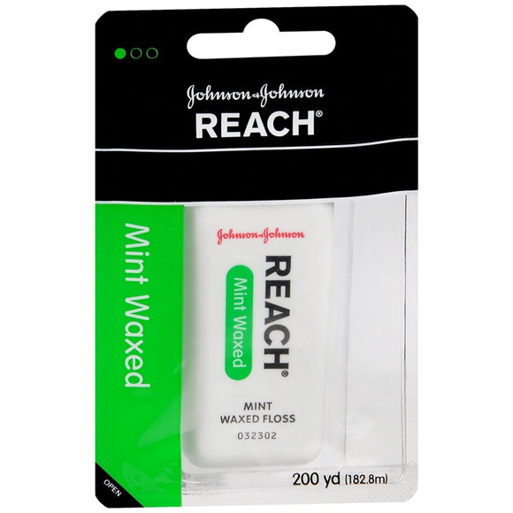 Johnson & Johnson Reach Waxed Floss Mint - 200 YD