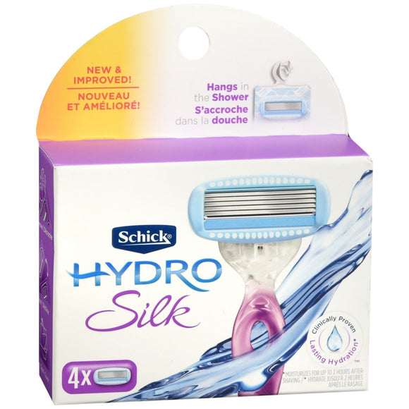 Schick Hydro Silk Cartridges - 4 EA