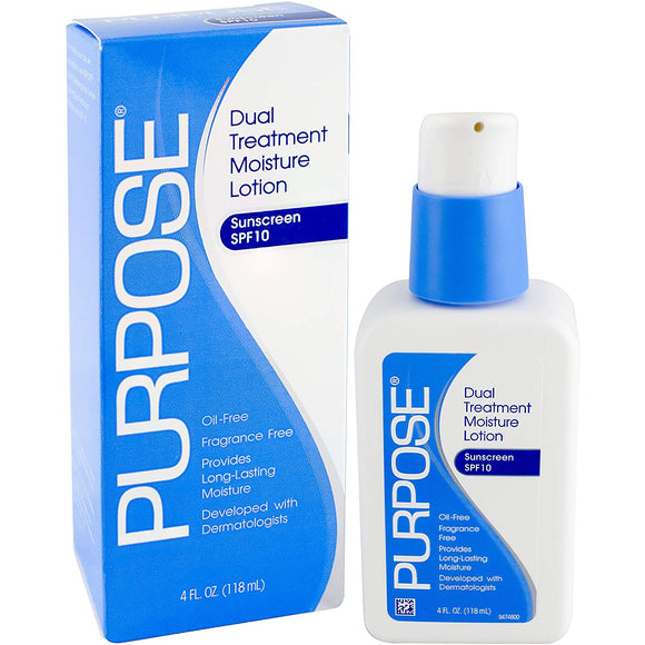 PURPOSE Dual Treatment Moisture Lotion SPF 10 - 4 OZ