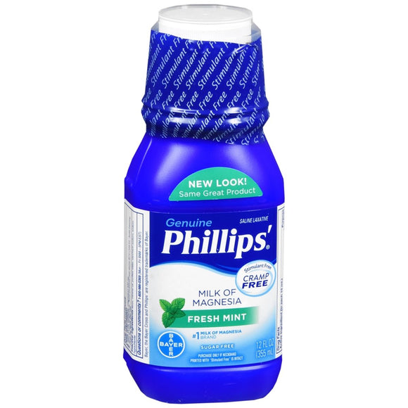 Phillips' Milk of Magnesia Liquid Fresh Mint - 12 OZ