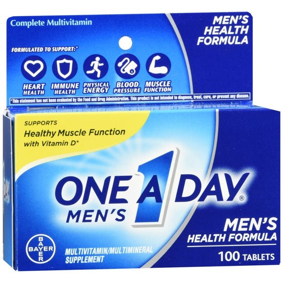 One A Day Men's Health Formula Multivitamin/Multimineral Supplement Tablets - 100 TB