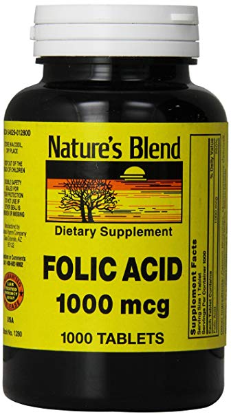 NBLD FOLIC ACID 1000MG 1000TB