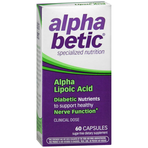 alpha betic Alpha Lipoic Acid Capsules - 60 CP