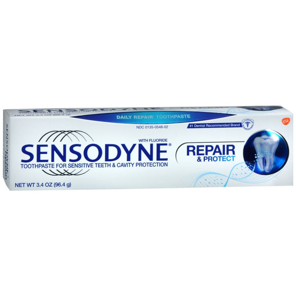 Sensodyne Repair & Protect Toothpaste for Sensitive Teeth & Cavity Protection - 3.4 OZ