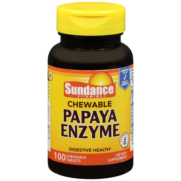 Sundance Chewable Papaya Enzyme Tablets - 100 TB