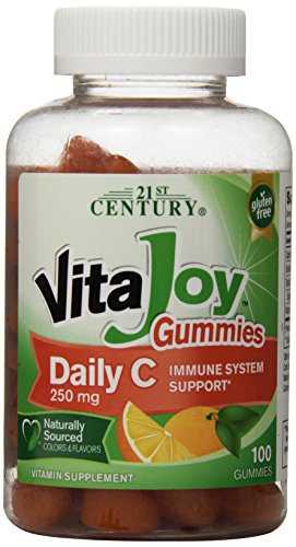 21st Century Vitajoy Daily C Gummies, Orange, 250mg, 100 Count